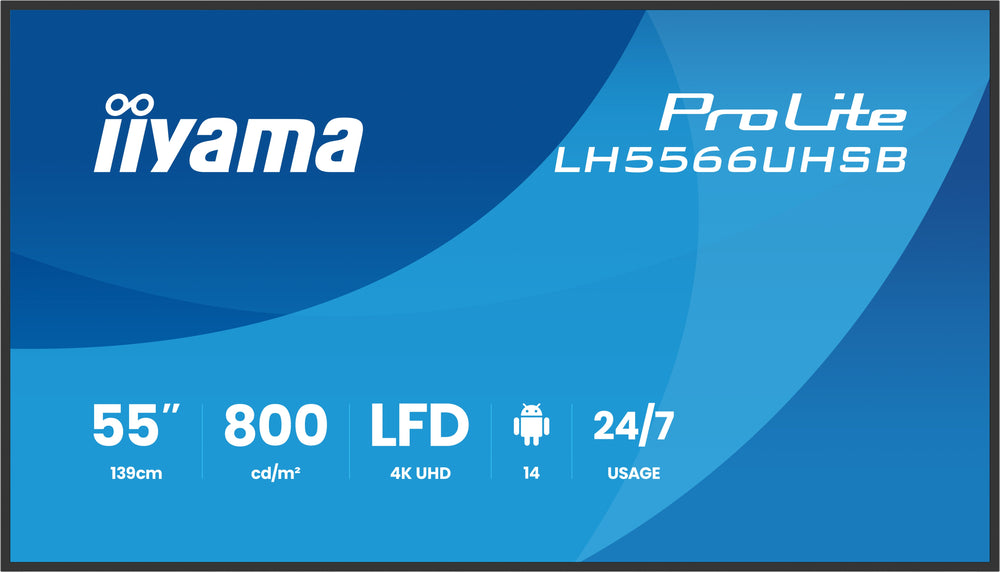 iiyama ProLite LFDs LH5566UHSB-B1AG